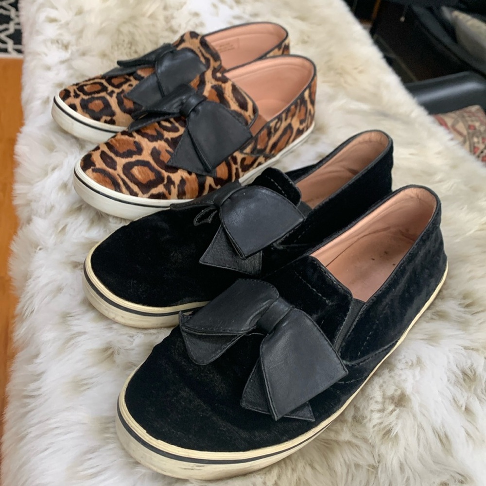 Kate Spade,2 pair of loafers/sneakers